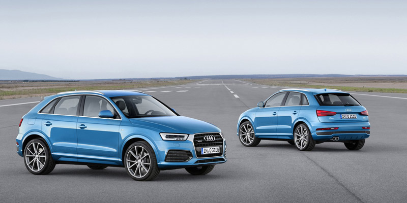 Updated Audi Q3 Front and Rear